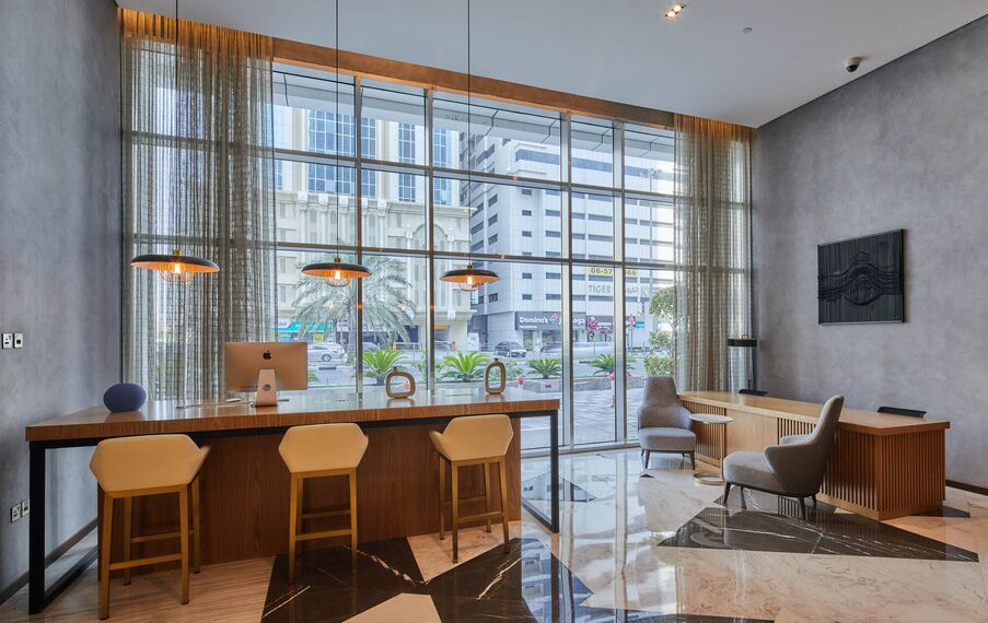 CW 50-SC Façades - Apartmentcomplex TERHAB HOTEL & RESIDENCE (SHARJAH) located in Sharjah, United Arab Emirates