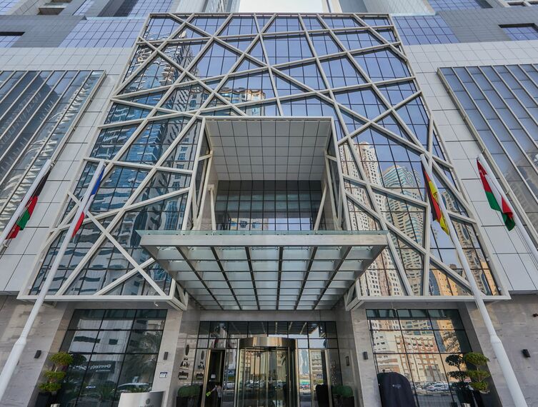 CW 50-SC Façades - Apartmentcomplex TERHAB HOTEL & RESIDENCE (SHARJAH) located in Sharjah, United Arab Emirates