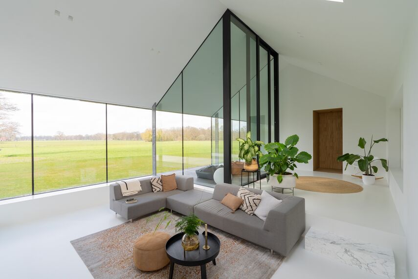 SlimLine 38 Doors, ConceptPatio 130 Sliding & Folding and ConceptSystem 77 Windows - Het Kleine Krikhaar located in Geesteren, The Netherlands