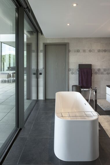 SlimLine 38 Doors, HiFinity Sliding & Folding and ConceptFolding 77 Sliding & Folding - House Private House Pattan located inSpain