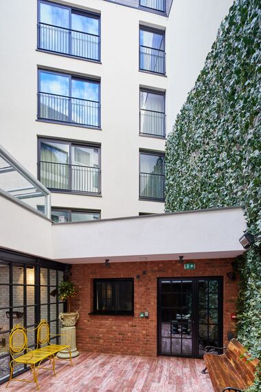 ConceptPatio 130 Sliding & Folding, SlimLine 38 Doors and ConceptWall 50 Façades - The Curtain Hotel located in London, United Kingdom