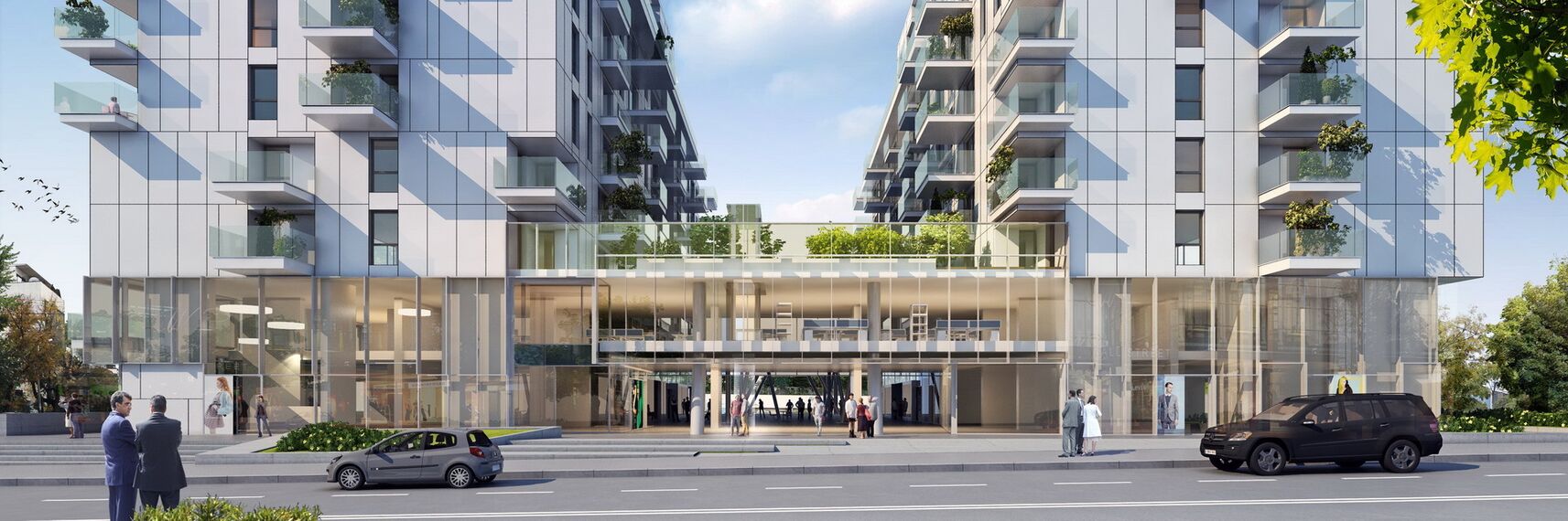 ConceptWall 50 Façades and ConceptSystem 77 Windows - One Herăstrău Plaza located in Bucharest, Romania