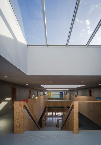 ConceptWall 50 Façades and ThermoSystem 68 Windows - School Restructuration Collège La Grande Métairie located inFrance