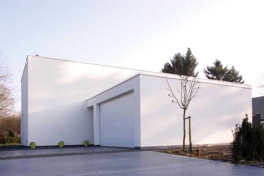 ConceptWall 50 Façades, CS 77 Standard Doors and CS 77 Doors - House Private House Herentals 2 located in Herentals, Belgium