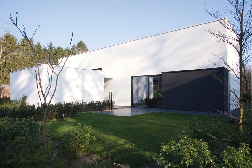 ConceptWall 50 Façades, CS 77 Standard Doors and CS 77 Doors - House Private House Herentals 2 located in Herentals, Belgium