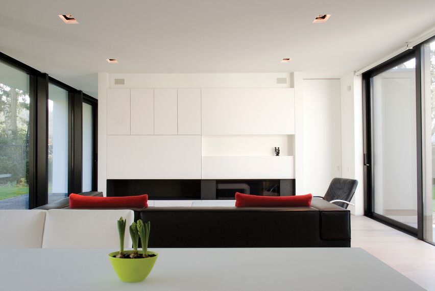 ConceptWall 50 Façades, CS 77 Standard Doors and CS 77 Doors - House Private House Herentals 2 located in Herentals, Belgium