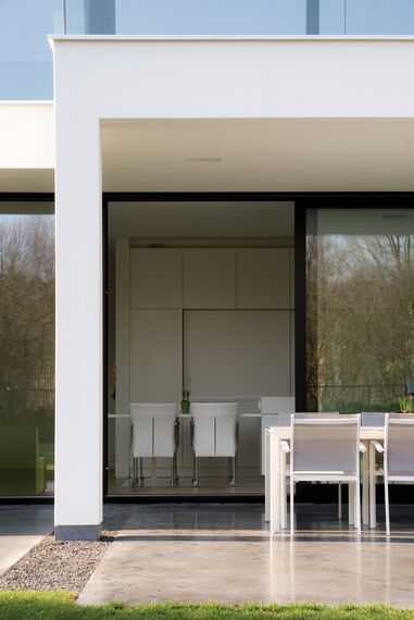ConceptWall 50 Façades, CS 77 Standard Doors and CS 77 Doors - House Private House Herentals 2 located in Herentals, Belgium