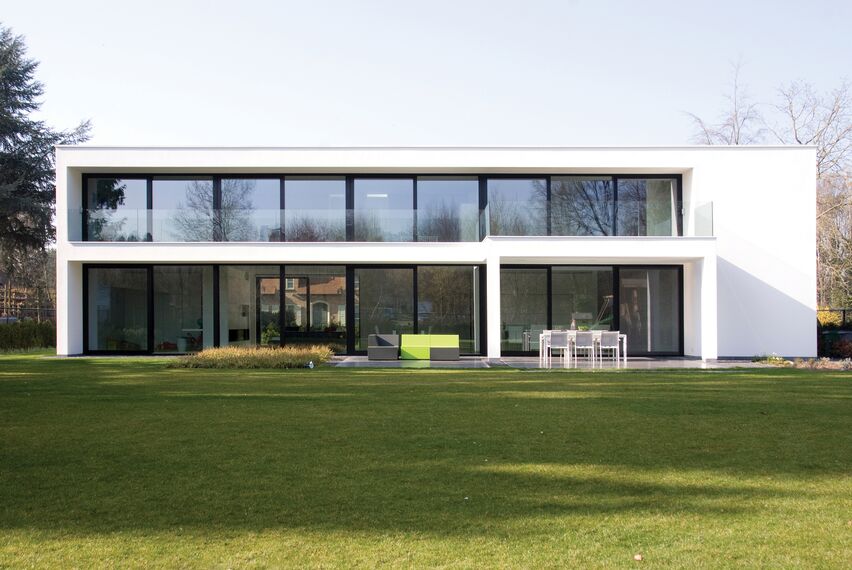 ConceptWall 50 Façades, CS 77 Standard Doors and CS 77 Doors - House Private House Herentals 2 located in Herentals, Belgium