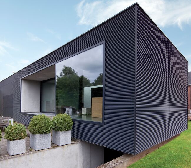 ConceptWall 50 Façades and ES 50 Windows - House Private House Herent 2 located in Herent, Belgium