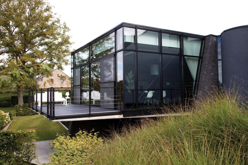 Mosquito Complementary Systems, ConceptSystem 68 Windows and CP 96 Sliding & Folding - House Private House Ciney 1 located in Ciney, Belgium