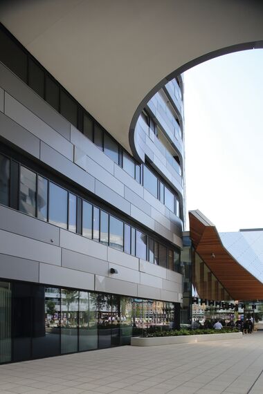 CS 86-HI (c) Cancelled Systems, ConceptWall 50 Façades, ConceptPatio 130 Sliding & Folding, Vision 50 Doors and ConceptSystem 77 Windows - Apartmentcomplex Greenwich Square located in London, United Kingdom