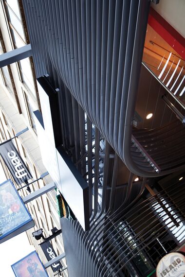 BriseSoleil 100 Solar Shading - Shopping centre Toison d'Or located in Brussels, Belgium