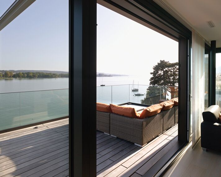 CS 86-HI (c) Cancelled Systems and ConceptWall 50 Façades - Private Apartment Beaurivage Apartments located in Biel, Switzerland