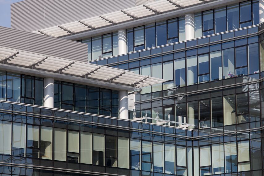 ConceptWall 50 Façades and CW 50-HI Façades - Business center T-Mobile Business Centre located in Warsaw, Poland