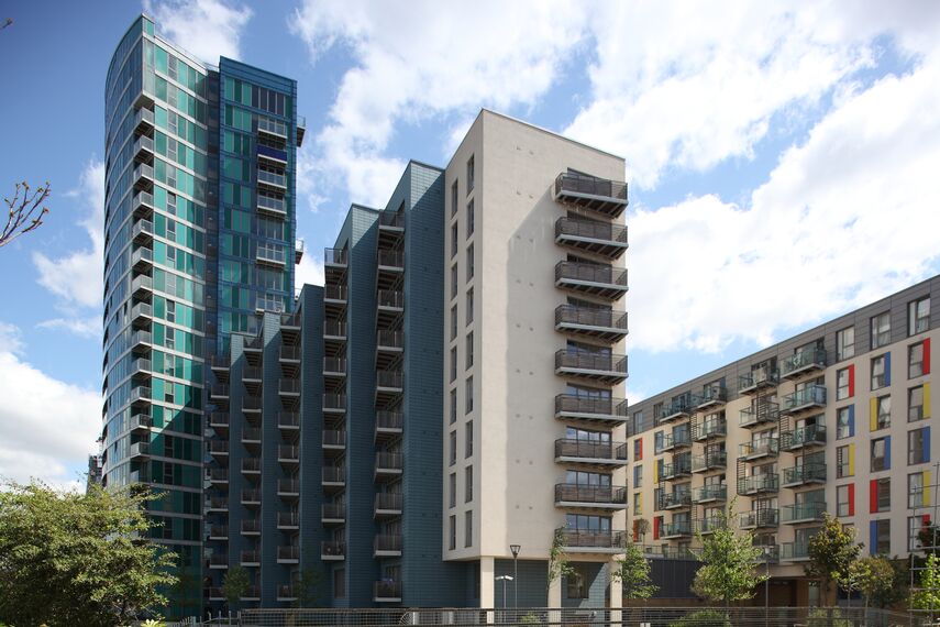 Apartmentcomplex One Stratford High Street located in Stratford, United Kingdom