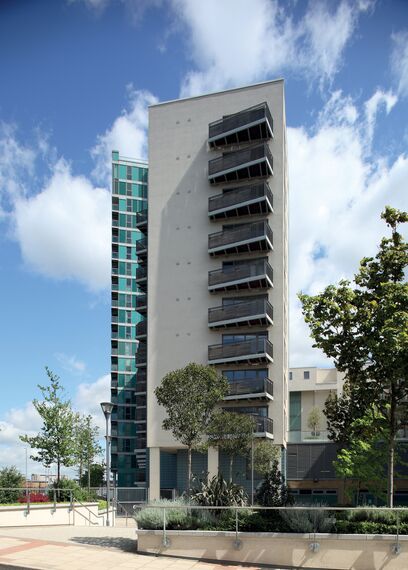 Apartmentcomplex One Stratford High Street located in Stratford, United Kingdom
