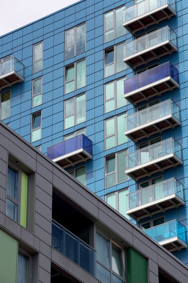 Apartmentcomplex One Stratford High Street located in Stratford, United Kingdom