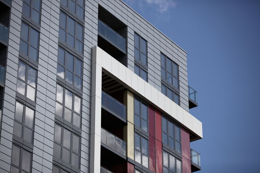 ConceptWall 50 Façades - Apartmentcomplex Matchmakers Wharf located in Stratford, United Kingdom