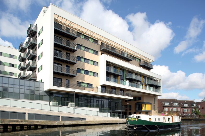 ConceptWall 50 Façades - Apartmentcomplex Matchmakers Wharf located in Stratford, United Kingdom