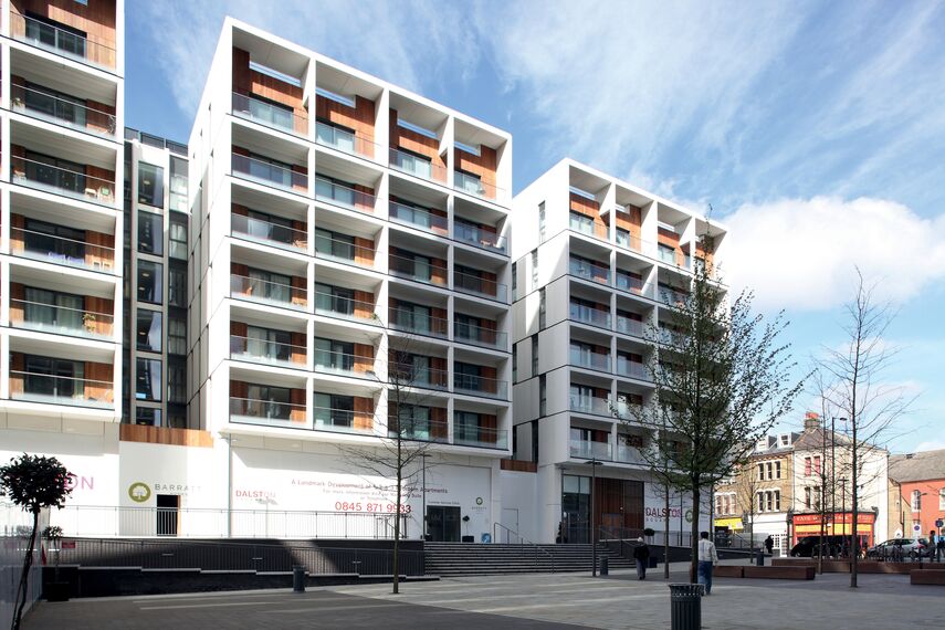 ConceptWall 50 Façades - Apartmentcomplex Matchmakers Wharf located in Stratford, United Kingdom