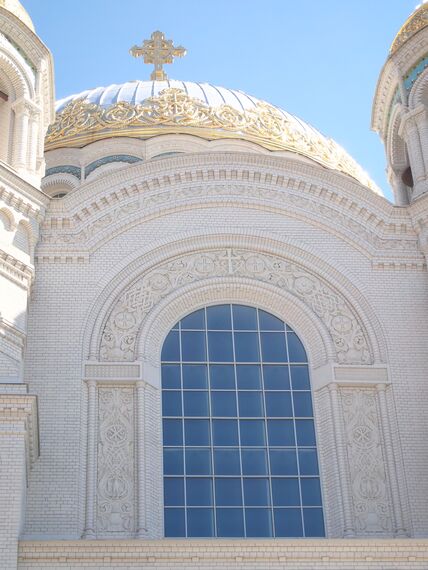 Church/Convent/Abbey/Mosque/Synagogue The Morskoy Cathedral of St Nicholas located in Kronshtadt, Russia