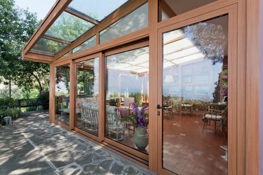 ConceptWall 60 Façades and ConceptRoof 120 Conservatories - Conservatory Conservatory Lavagna located in Vigolzone, Italy