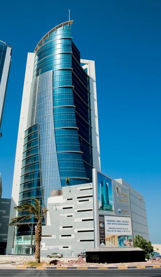 ConceptWall 50 Façades - Office building Platinum Tower located in Seef Area, Bahrain