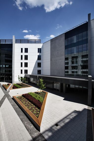 ConceptWall 50 Façades - Business center Radwar Business Park located in Warsaw, Poland