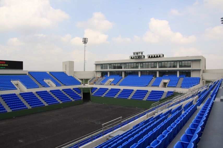 ConceptWall 60 Façades and BriseSoleil 100 Solar Shading - Sports centre Shanghai Qizhong Tennis Centre located in Shanghai, China
