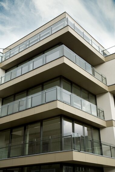 Apartmentcomplex Riverside Garden located in Gent, Belgium