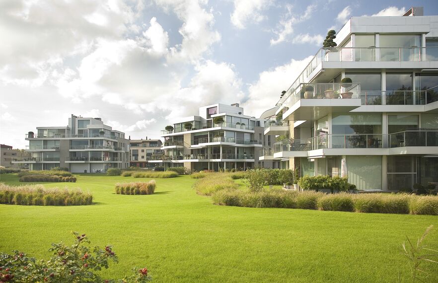 ConceptSystem 59 Doors, ConceptSystem 68 Windows, ConceptSystem 59 Windows and ConceptSystem 68 Doors - De Zaat Appartments located in Temse, Belgium