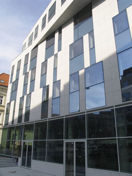 ConceptWall 50 Façades - Business center Business Center Rigeleho located in Bratislava, Slovak Republic