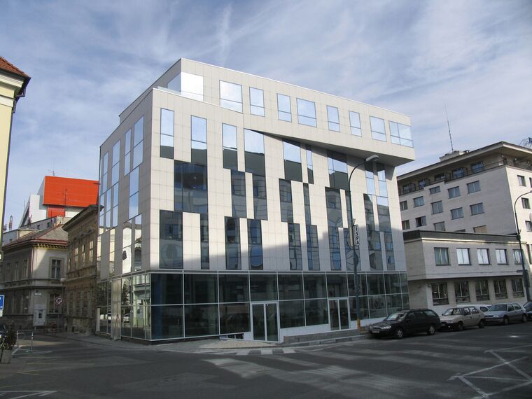 ConceptWall 50 Façades - Business center Business Center Rigeleho located in Bratislava, Slovak Republic