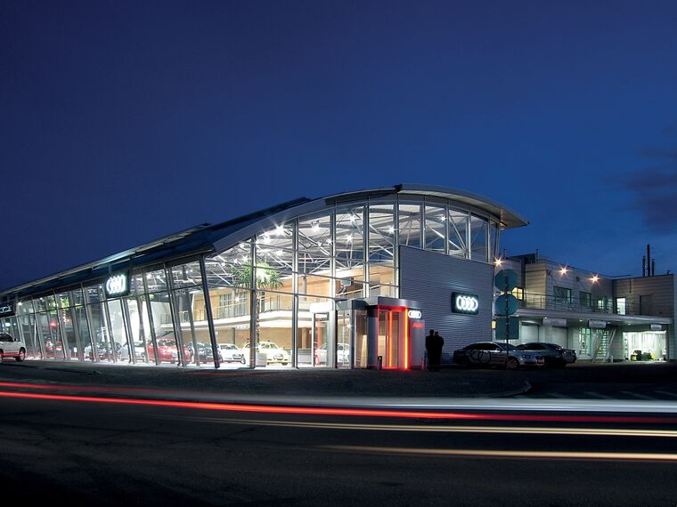 ConceptWall 50 Façades - Car Center Audi (Dnepropetrovsk) located in Dnepropetrovsk, Ukraine