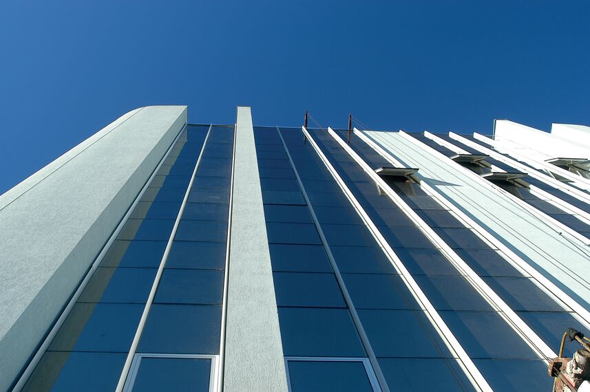 ConceptWall 50 Façades - Office building BS NII FermMash Degtjarivska str 62 located in Kiev, Ukraine