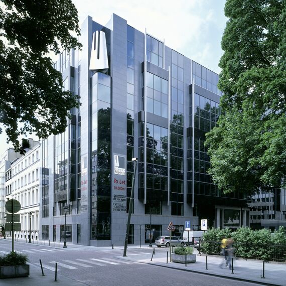 ConceptWall 86 Façades - Office building Office Building Espace Meeuws located in Brussels, Belgium