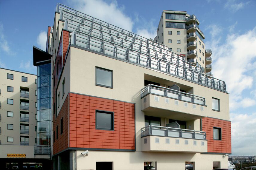 ConceptWall 50 Façades - Apartmentcomplex Tradewinds located in London, United Kingdom