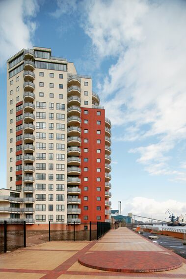 ConceptWall 50 Façades - Apartmentcomplex Tradewinds located in London, United Kingdom