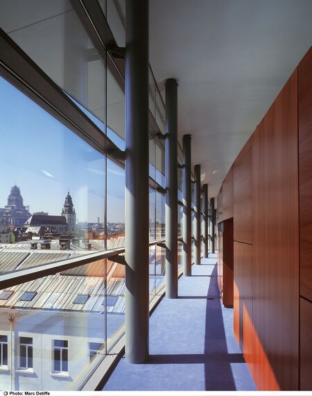 ConceptWall 50 Façades - Office building Brussels Parliament located in Brussels, Belgium