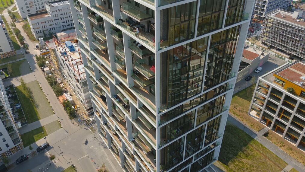 ConceptWall 60 Façades and MasterLine 8 HI+ Windows - Scheldezicht located in Antwerp, Belgium