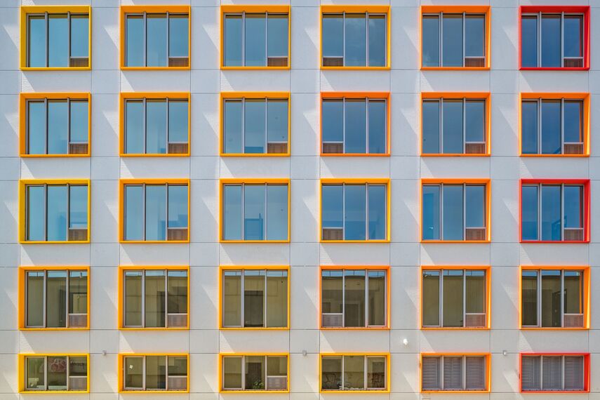 SlimLine 38 Windows and SlimLine 38 Doors - Apartmentcomplex The Rheingold located in New York City, United States of America