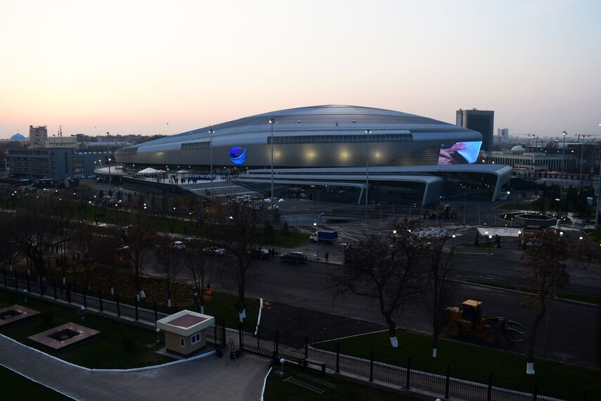 ConceptSystem 77 Doors and CW 50-HI Façades - Sports Humo Arena located in Tashkent, Uzbekistan