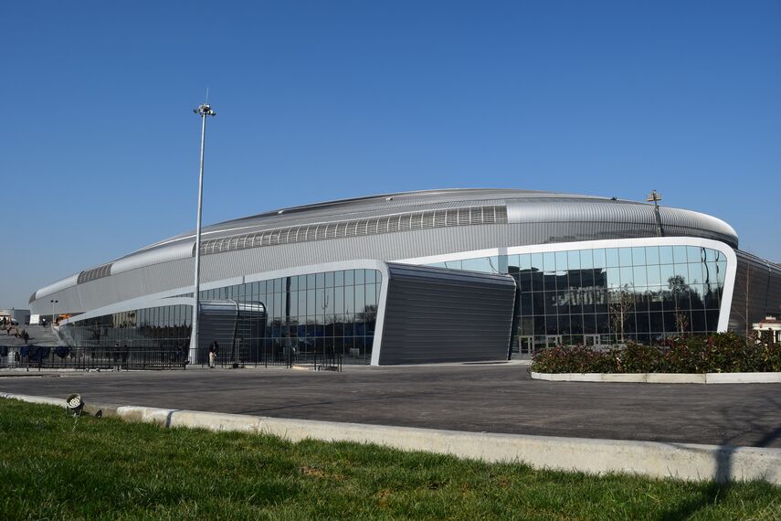 ConceptSystem 77 Doors and CW 50-HI Façades - Sports Humo Arena located in Tashkent, Uzbekistan