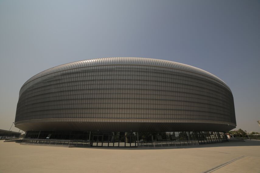 ConceptSystem 77 Doors and CW 50-HI Façades - Sports Humo Arena located in Tashkent, Uzbekistan