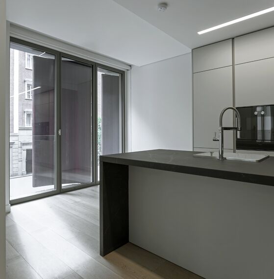 HiFinity Sliding & Folding and CS 77 Hidden Vent Windows - Apartmentcomplex Lagasca 99 located in Madrid, Spain