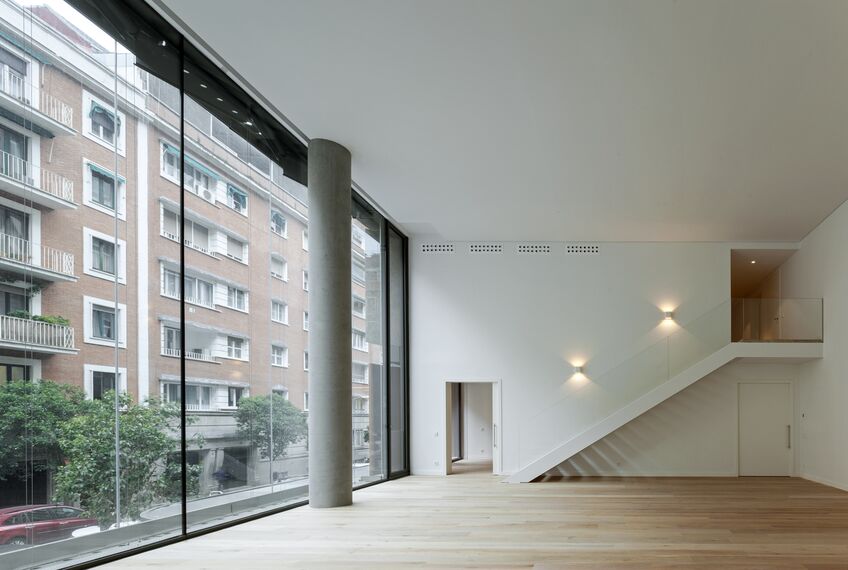 HiFinity Sliding & Folding and CS 77 Hidden Vent Windows - Lagasca 99 located in Madrid, Spain