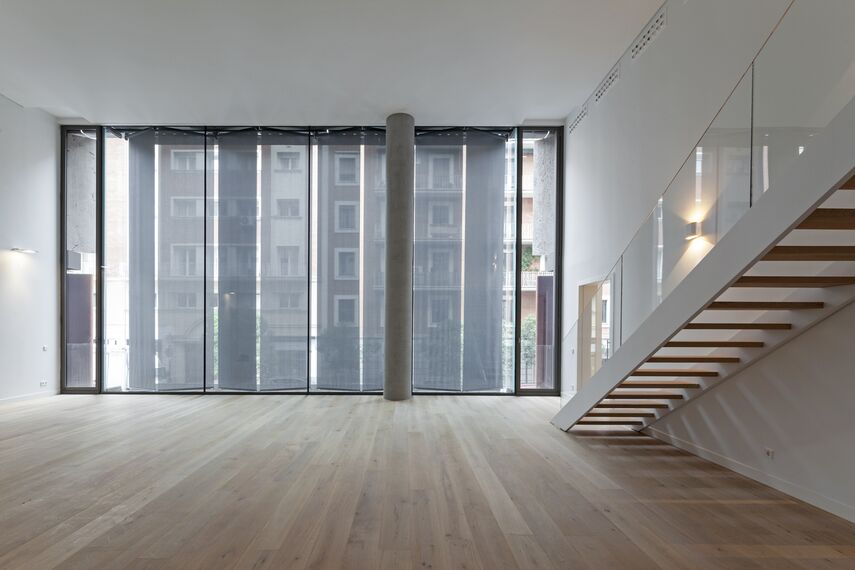 HiFinity Sliding & Folding and CS 77 Hidden Vent Windows - Lagasca 99 located in Madrid, Spain