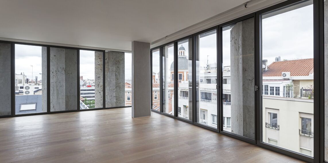 HiFinity Sliding & Folding and CS 77 Hidden Vent Windows - Lagasca 99 located in Madrid, Spain
