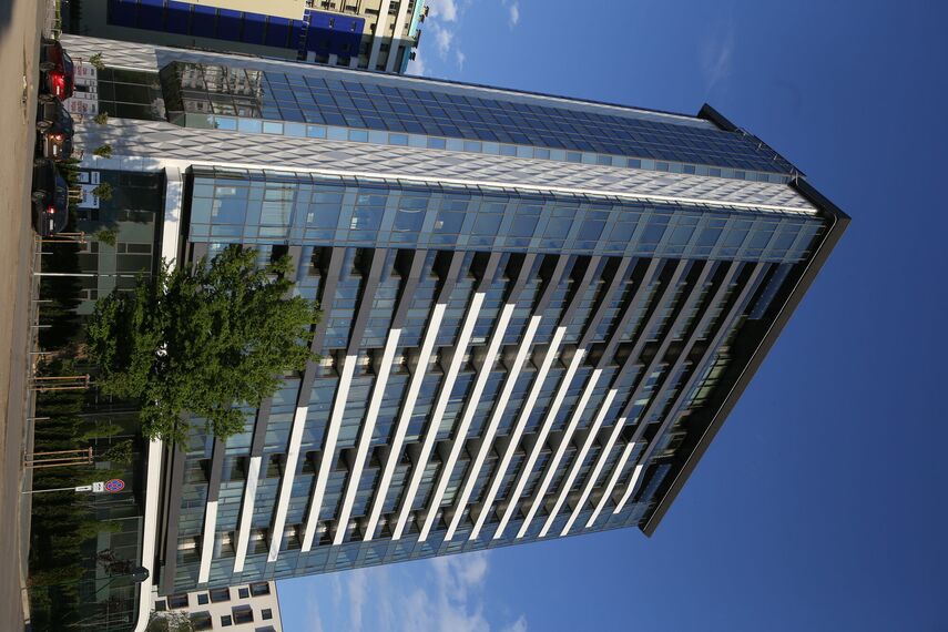 SlimLine 38 Windows, HiFinity Sliding & Folding, RB Glass Complementary Systems and CW 50-HI Façades - Apartmentcomplex Diamond 1 located in Sofia, Bulgaria