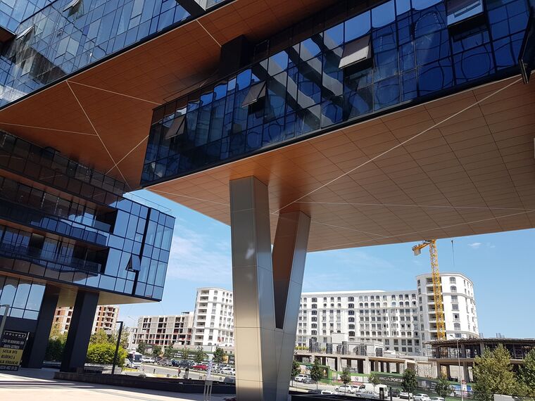 ConceptSystem 68 Windows and CW 50-SC Façades - Office building Volume Istanbul located in Istanbul, Turkey